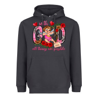 Smoke with god all things are possible Heavyweight Hoodie - NancyCooperArtShop