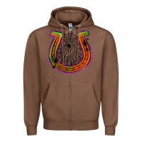Chestnut halloween  horseshoe Zipper Hoodie - Jasminsmagicworld