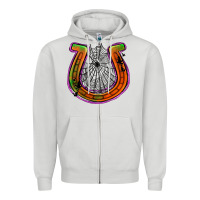 Halloween  Horseshoe Zipper Hoodie | Teevron