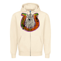 Sandshell halloween  horseshoe Zipper Hoodie - Jasminsmagicworld