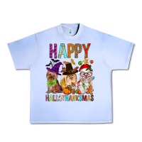 Grape Ice Happy hallothankmas dog Urban Heavy Tee - FaDigitalArtStudio