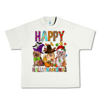 Pistachio Happy hallothankmas dog Urban Heavy Tee - FaDigitalArtStudio