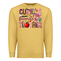 Antique Gold cupids favorite teacher Premium Sweatshirt - NancyCooperArtShop