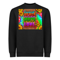 Black kindness peace inclusion hope equality love diversity Heavyweight Sweatshirt - HRA Design Shop