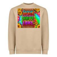 Mushroom kindness peace inclusion hope equality love diversity Heavyweight Sweatshirt - HRA Design Shop
