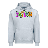 Heather Grey Personalized Halloween Urban Hoodie - NancyCooperArtShop