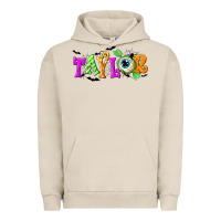 Pigment French Oak Personalized Halloween Urban Hoodie - NancyCooperArtShop