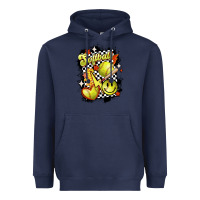 Navy vintage softball Heavyweight Hoodie - MaliasSmallBusiness