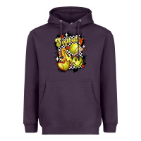Plum vintage softball Heavyweight Hoodie - MaliasSmallBusiness