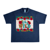 Navy stay wild Urban Heavy Tee - HRA Design Shop