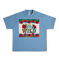 Pebble Blue stay wild Urban Heavy Tee - HRA Design Shop