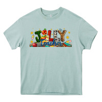 Arona Christmas Jolly Teacher Heavy Core Tee - Artiststas