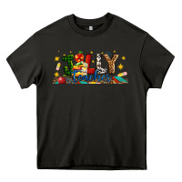 Asphalt Christmas Jolly Teacher Heavy Core Tee - Artiststas