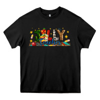 Black Christmas Jolly Teacher Heavy Core Tee - Artiststas
