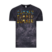 Cloud Black summer summer Vintage Tee - CowhideDigitalArt