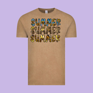 Summer Summer Vintage Tee Designed By Cowhidedigitalart