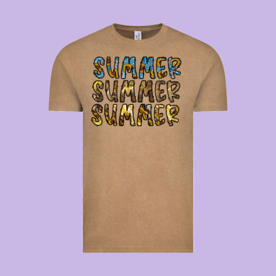 Summer Summer Vintage Tee Designed By Cowhidedigitalart