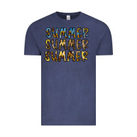 Vintage Denim summer summer Vintage Tee - CowhideDigitalArt