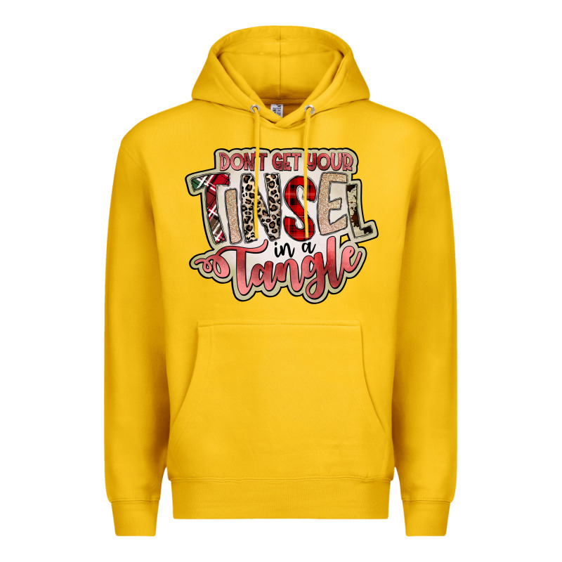 Dont Get Your Tinsel In A Tangle Premium Hoodie by SublimationCraftShop | Teevron