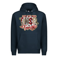 Navy dont get your tinsel in a tangle Premium Hoodie - SublimationCraftShop
