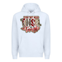 White dont get your tinsel in a tangle Premium Hoodie - SublimationCraftShop
