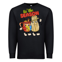 Black tis' the season mexican food Premium Sweatshirt - MaliasSmallBusiness