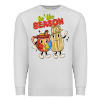 Dove Grey tis' the season mexican food Premium Sweatshirt - MaliasSmallBusiness
