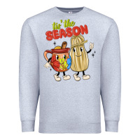 Heather Grey tis' the season mexican food Premium Sweatshirt - MaliasSmallBusiness