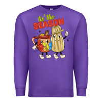 Purple tis' the season mexican food Premium Sweatshirt - MaliasSmallBusiness