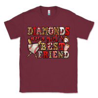 Burgundy diamonds are a girl's best friend baseball Classic Tee - Jasminsmagicworld