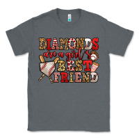 Charcoal Heather diamonds are a girl's best friend baseball Classic Tee - Jasminsmagicworld