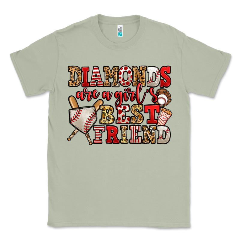 Diamonds Are A Girl's Best Friend Baseball Classic Tee by Jasminsmagicworld | Teevron