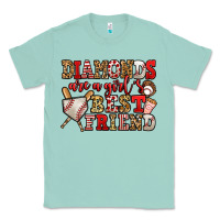 Seafoam diamonds are a girl's best friend baseball Classic Tee - Jasminsmagicworld