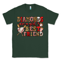 Sports Green diamonds are a girl's best friend baseball Classic Tee - Jasminsmagicworld
