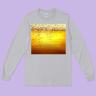 Beer Bubble Long Sleeve Tee Designed By Adodesignshop