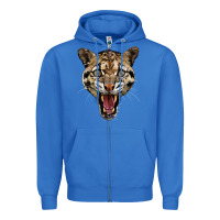 True Royal ocelot head Zipper Hoodie - LillyAllenDesigns