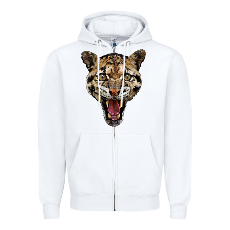 Ocelot Head Zipper Hoodie by LillyAllenDesigns | Teevron