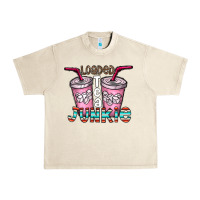 Sandshell loaded tea junkie Urban Heavy Tee - CowhideDigitalArt