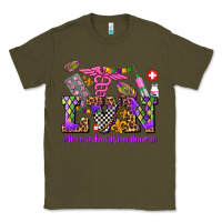 Army Green mardi gras  lvn licensed vocational nurse Classic Tee - AdoDesignShop