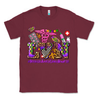Burgundy mardi gras  lvn licensed vocational nurse Classic Tee - AdoDesignShop