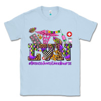 Dusty Blue mardi gras  lvn licensed vocational nurse Classic Tee - AdoDesignShop