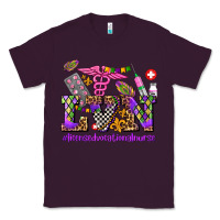 Plum mardi gras  lvn licensed vocational nurse Classic Tee - AdoDesignShop