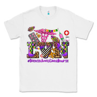 White mardi gras  lvn licensed vocational nurse Classic Tee - AdoDesignShop