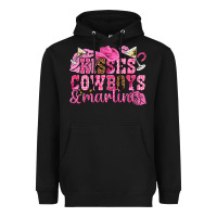 Black kisses cowboys martinis Heavyweight Hoodie - NancyCooperArtShop