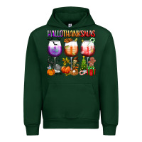Forest Green hallothanksmas Urban Hoodie - texasbilliewilder