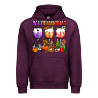Mauve Wine hallothanksmas Urban Hoodie - texasbilliewilder