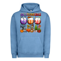 Pigment Pebble Blue hallothanksmas Urban Hoodie - texasbilliewilder