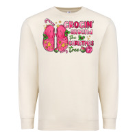 Sandshell crocin' around the christmas tree Premium Sweatshirt - MaliasSmallBusiness