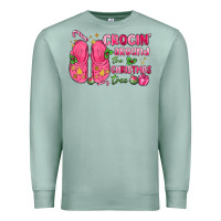 Seafoam crocin' around the christmas tree Premium Sweatshirt - MaliasSmallBusiness