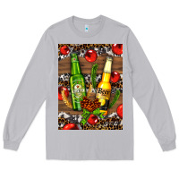 Moon Dust beer bottles with wheat and barley Long Sleeve Tee - AdoDesignShop